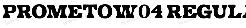 PrometoW04 Regular字体转换